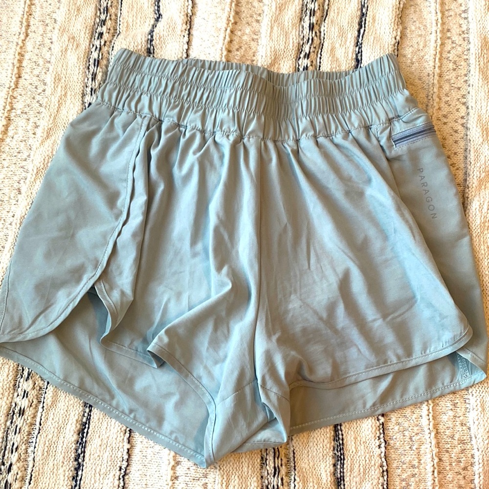 High rise track short—paragonfitwear